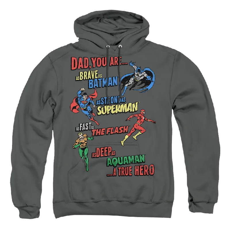 Justice League Dad Hero Pullover Hoodie