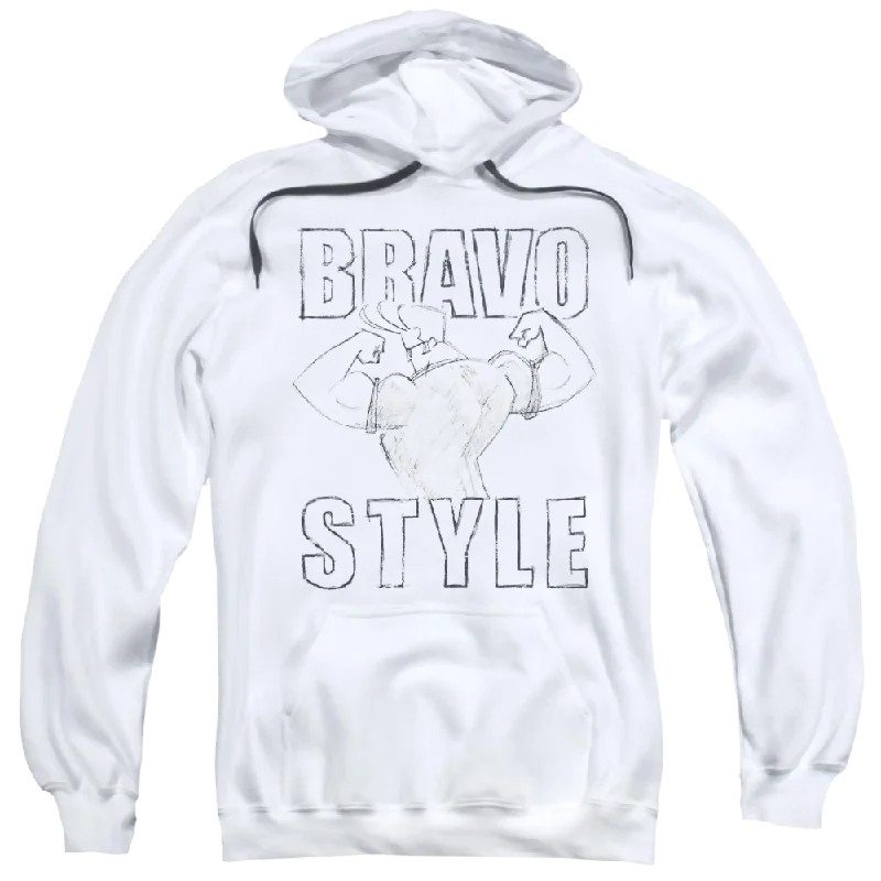 Johnny Bravo Bravo Style Pullover Hoodie