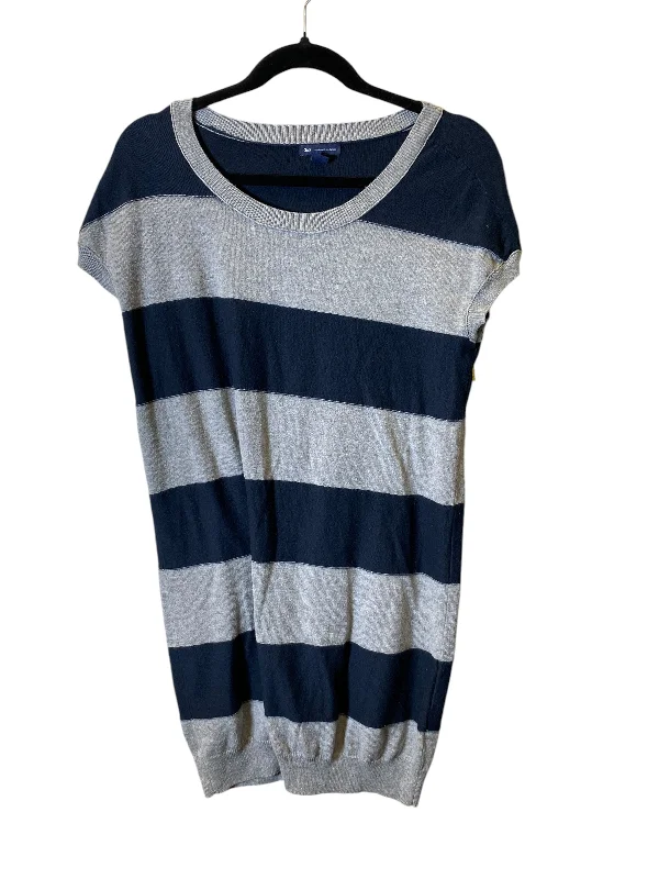 Dress Sweater By Gap In Blue & Grey, Size: S