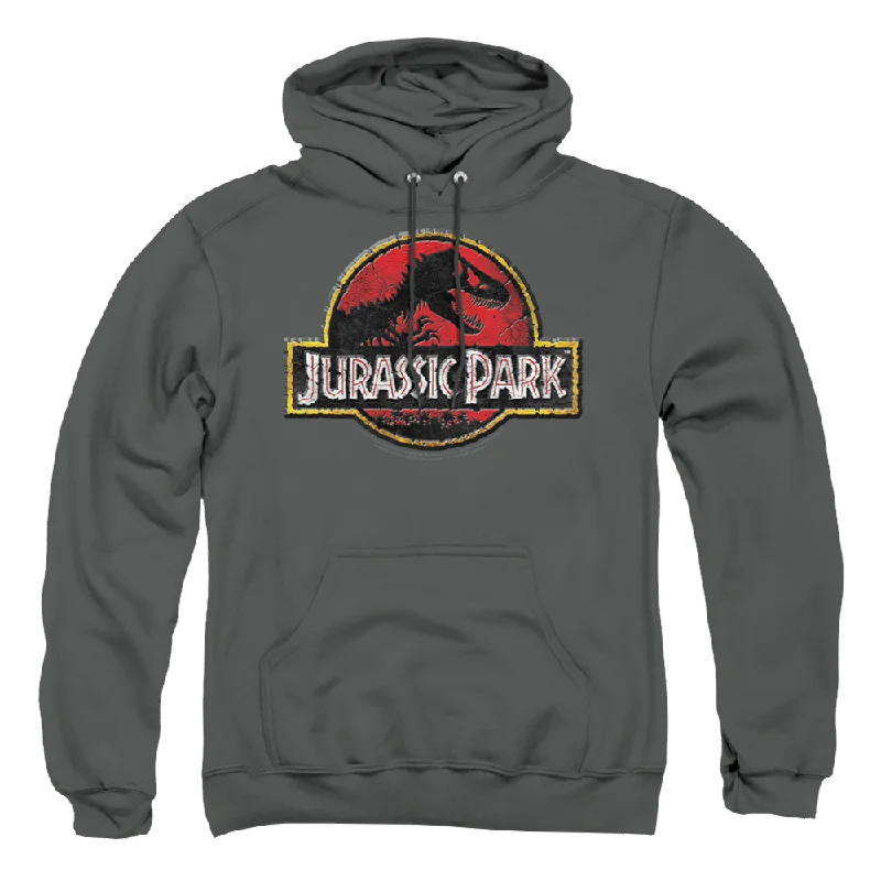 Jurassic Park Stone Logo Pullover Hoodie