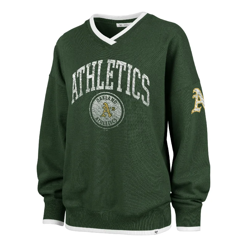 OAKLAND ATHLETICS COOPERSTOWN WAX PACK DAZE EIGHTIES '47 PULLOVER WOMENS