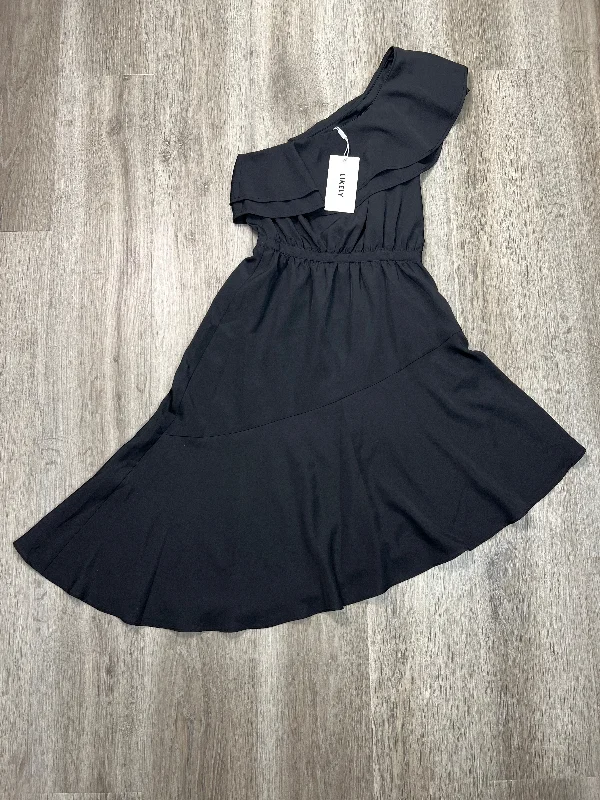 Dress Casual Midi By LIKELY In Black, Size: Xxs