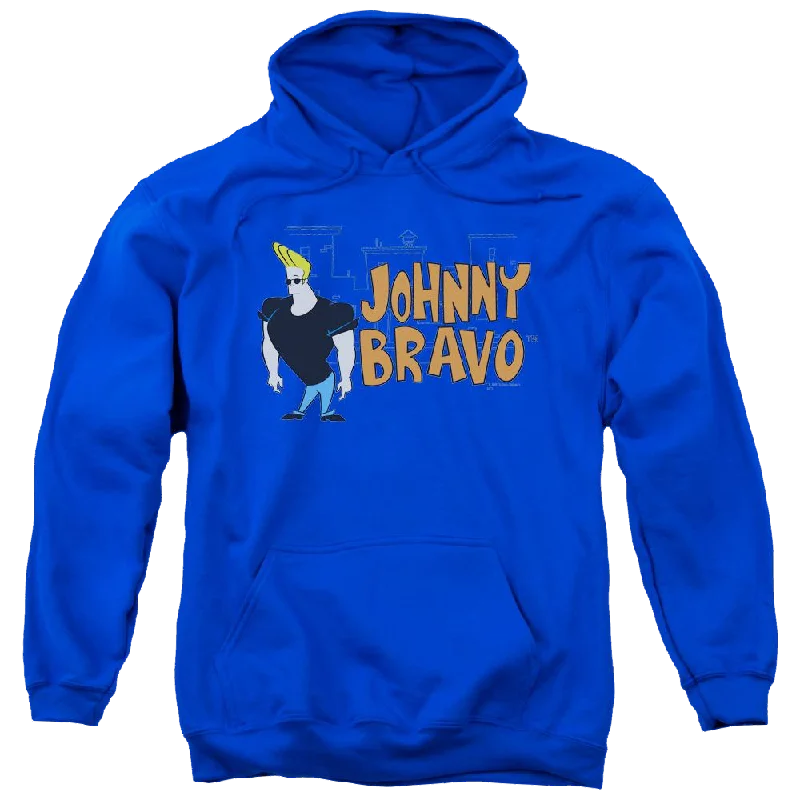 Johnny Bravo Johnny Logo Pullover Hoodie