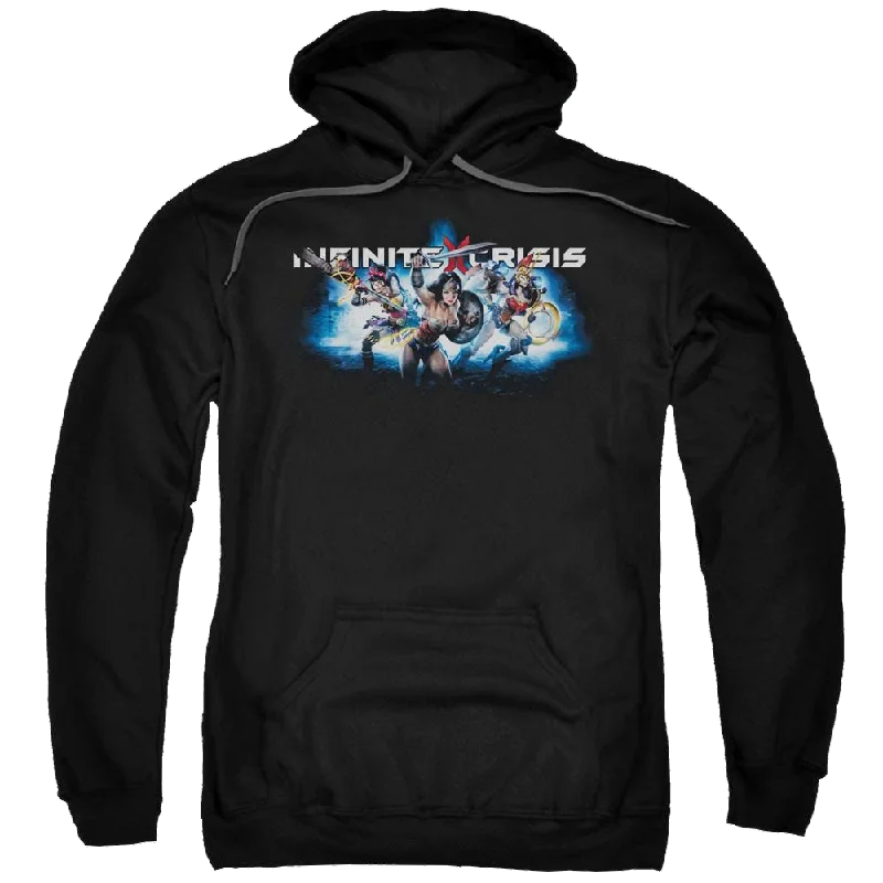 Infinite Crisis Ic Blue Pullover Hoodie