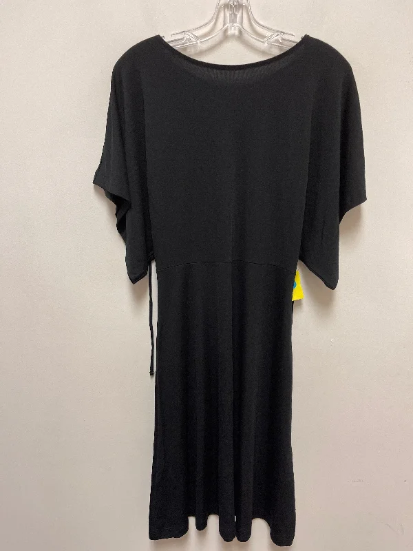 Dress Casual Midi By Gap In Black, Size: Xs