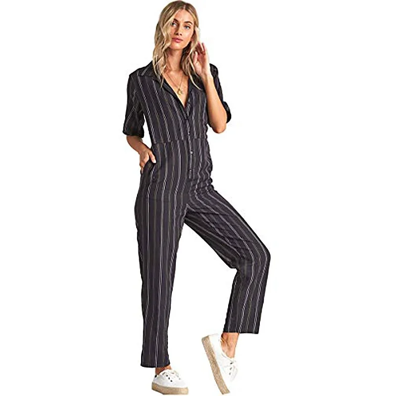 Billabong Women's Hit the Highway Romper Black Size Small