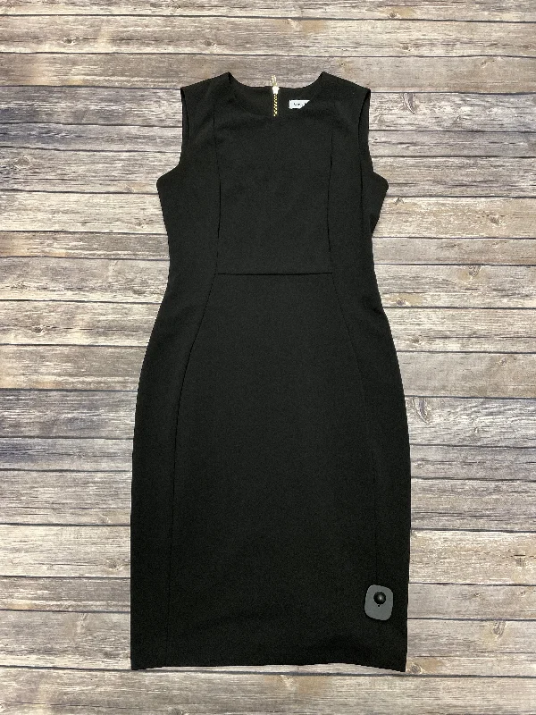 Dress Work By Calvin Klein In Black, Size: S