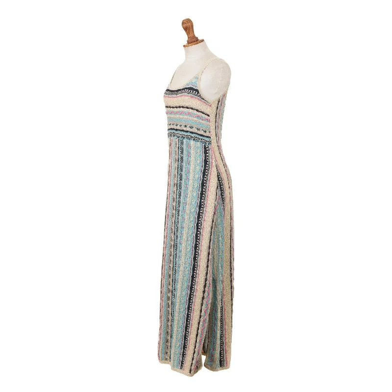 NOVICA Knit cotton maxi dress Bohemian Princess