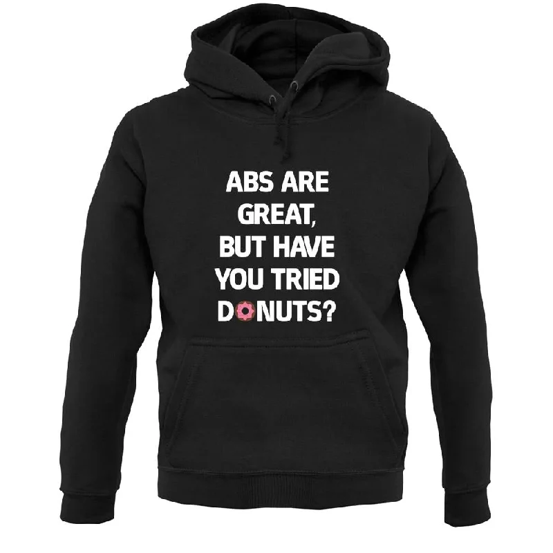 Abs Are Great, Donuts Unisex Hoodie