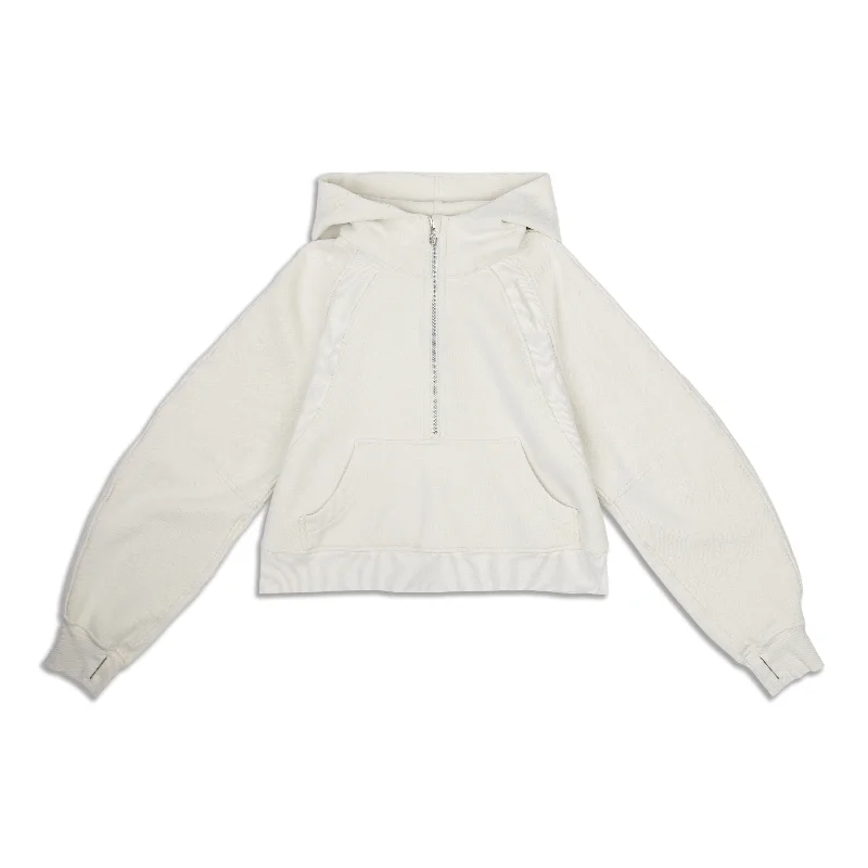 Scuba Oversized Half-Zip Hoodie - Resale