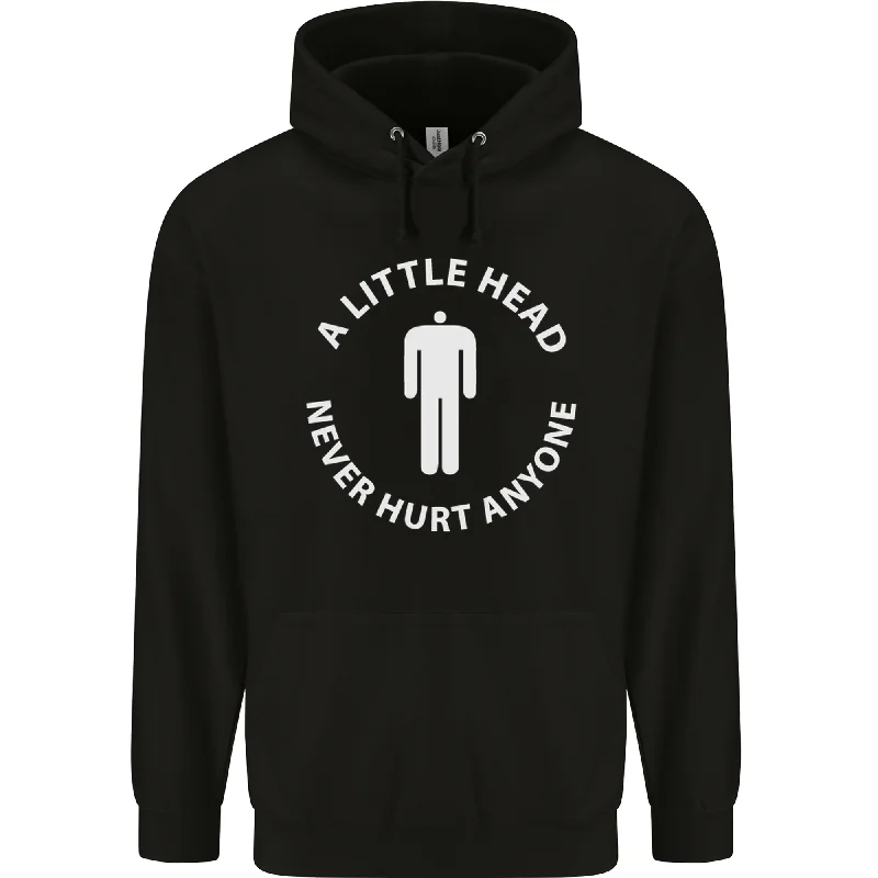 A Little Head Funny Offensive Slogan Mens 80% Cotton Hoodie