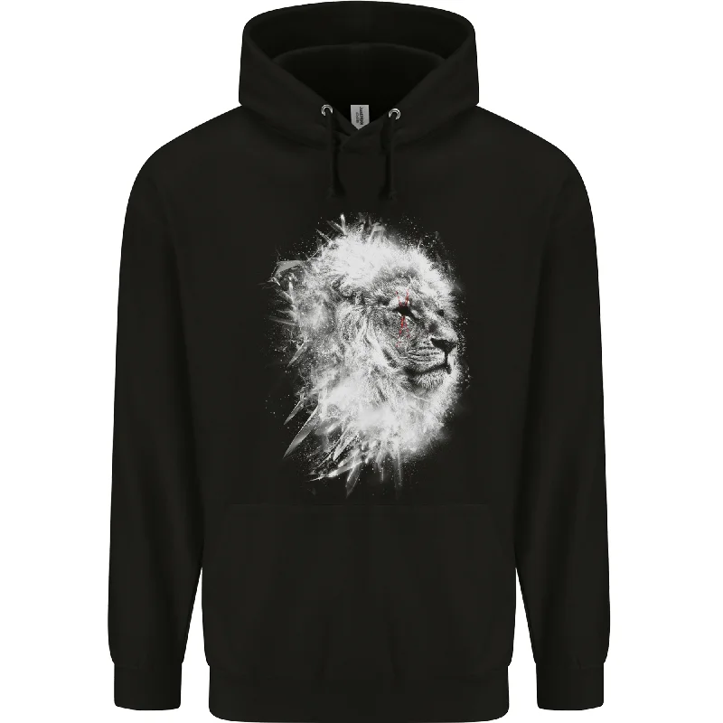 A Lion Mens 80% Cotton Hoodie