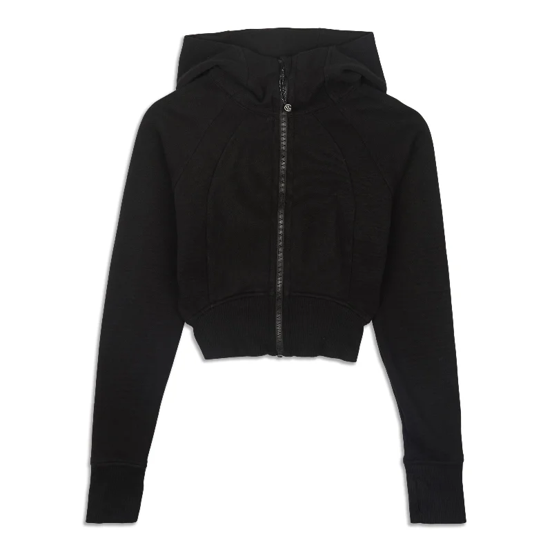 Scuba Full-Zip Cropped Hoodie - Resale