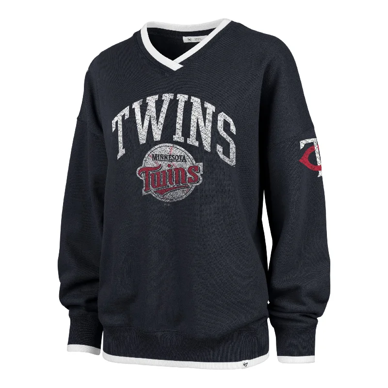 MINNESOTA TWINS COOPERSTOWN WAX PACK DAZE EIGHTIES '47 PULLOVER WOMENS