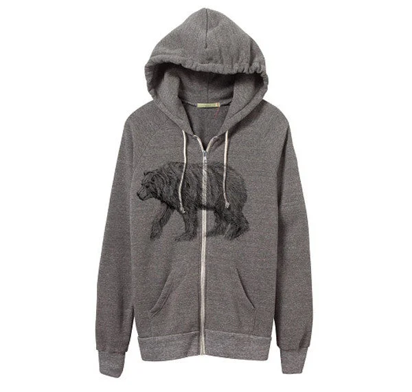 Women's Eco-Heather Bear Hoodie