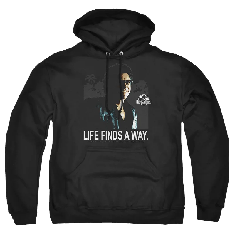 Jurassic Park Life Finds A Way Pullover Hoodie